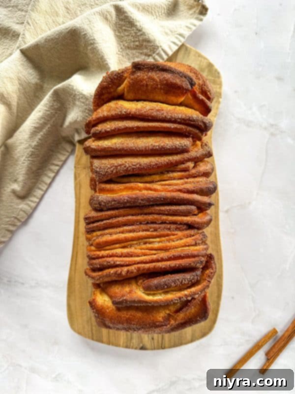 Warm Cinnamon Pull Apart Delight 14 Cinnamon Pull Apart Bread dough rising in a loaf pan