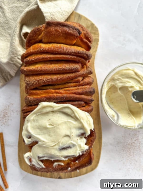Warm Cinnamon Pull Apart Delight 15 Freshly baked Cinnamon Pull Apart Bread with a golden crust