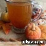 Close up of Pumpkin Spice Hot Toddy