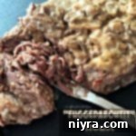 Close up of "Fuggedaboutit Roast" {the forgotten roast}