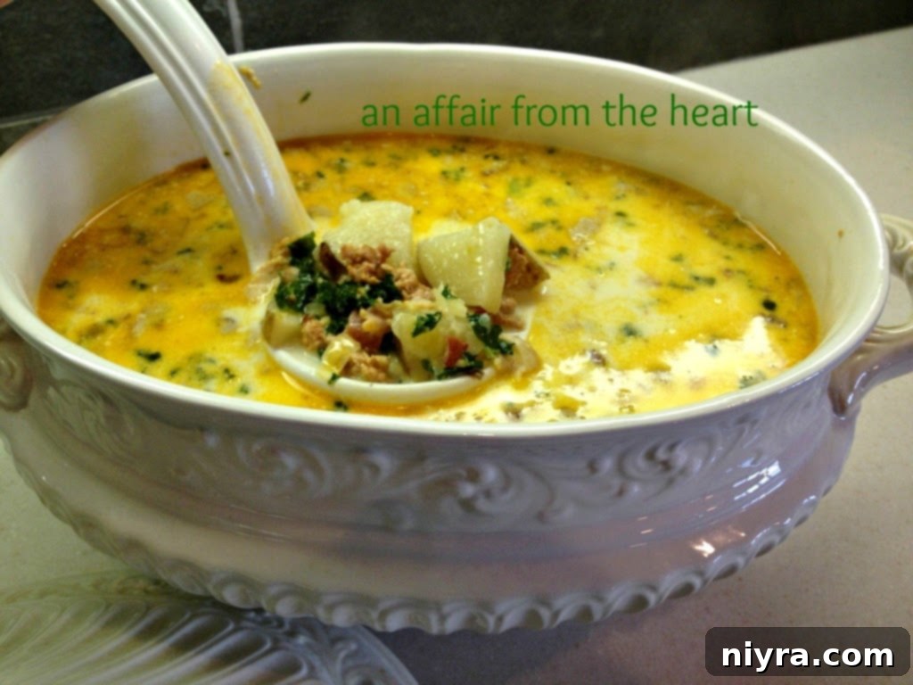 2015's Most Craveable Savory Creations 14 Olive Garden Copycat Zuppa Toscana Soup