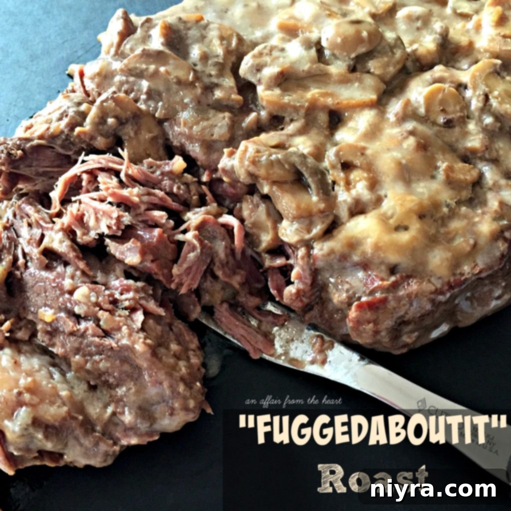 2015's Most Craveable Savory Creations 10 Fuggedaboutit Roast - Easy Slow Cooker Pot Roast