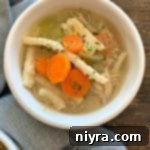 Noodle Soup close up