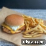 Side view of Copy Cat McDonald's Fish Sandwich and Tartar Sauce recipe