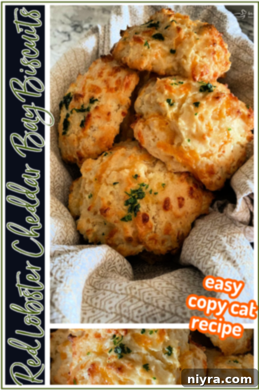 Red Lobster Cheddar Bay Biscuits presented beautifully