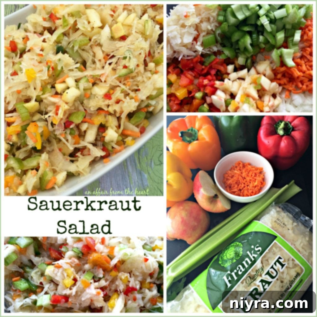 Bright Kraut Slaw 3 Delicious Sauerkraut Salad with Fresh Ingredients