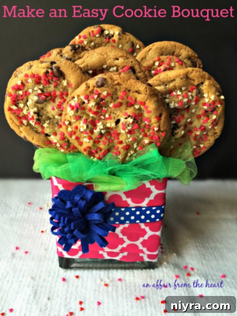 Homemade Cookie Bouquet: A Sweet DIY Gift Idea