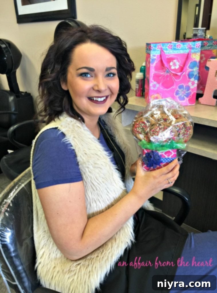 Personalized Cookie Bouquet Gift for a Special Occasion