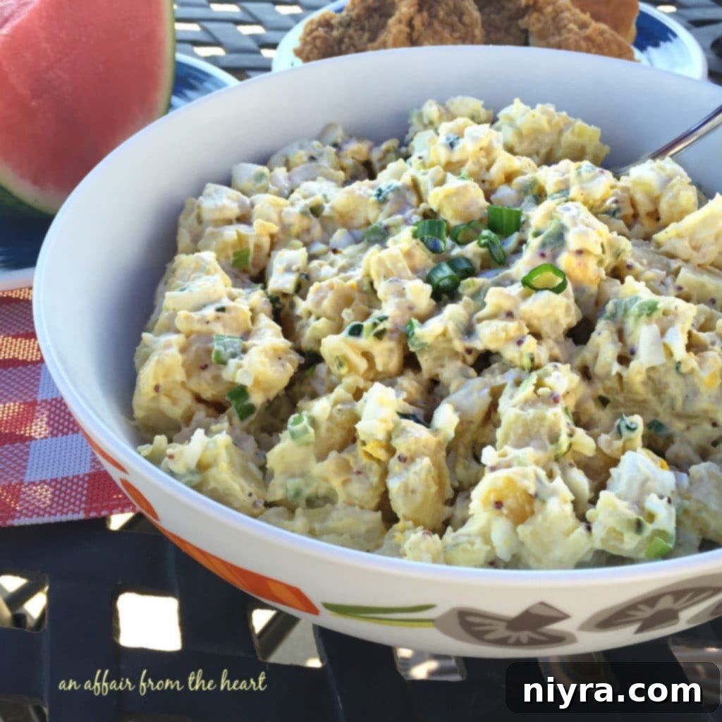 Picnic Potato Salad with Dill Pickles
