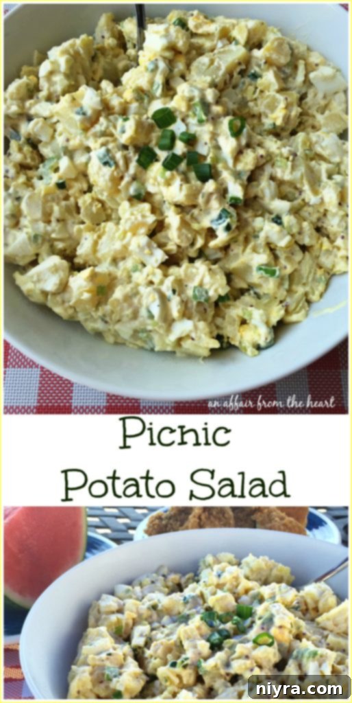 Picnic Potato Salad presented beautifully