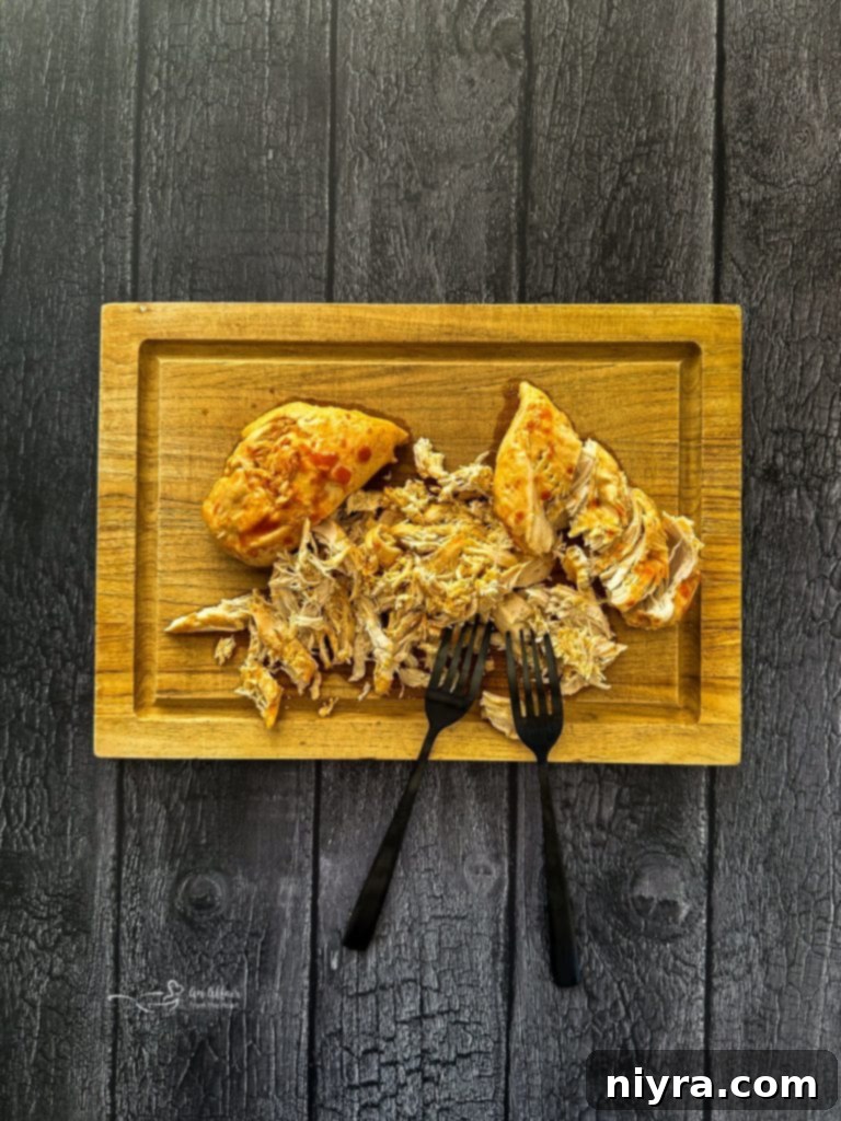 Crisp Buffalo Chicken Lettuce Wraps 8 Shredded buffalo chicken in a slow cooker