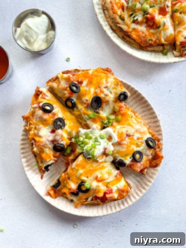 Recreate Taco Bell Mexican Pizza at Home 3 Two halves of a Taco Bell Mexican Pizza