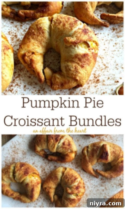 Pumpkin Pie Croissant Bundles