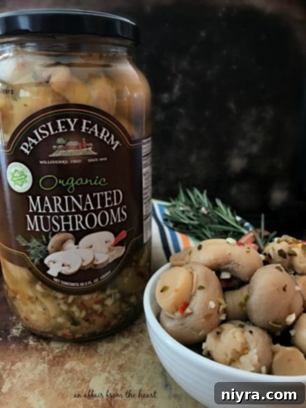 Ingredients for Chicken, Mushroom & Wild Rice Soup, emphasizing fresh quality