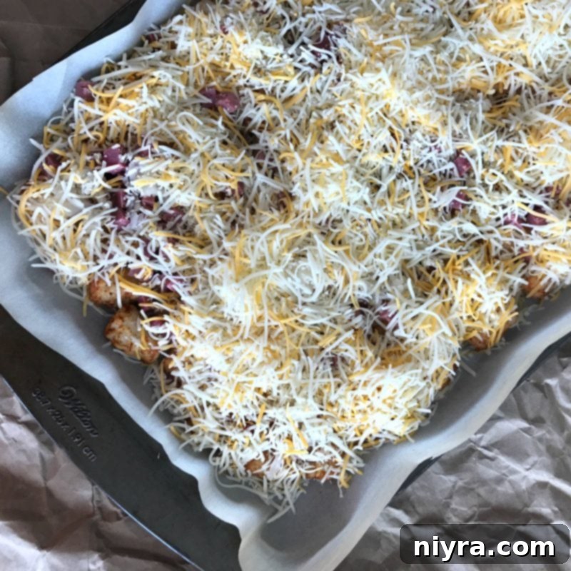 Sheet Pan Reuben Tater Tot Nachos 13 Reuben Sheet Pan Totchos (Tater Tot Nachos)