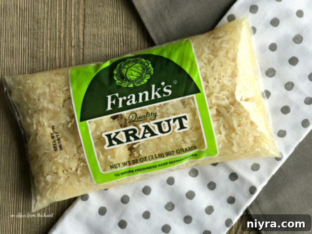 Reuben Quiche showcasing Frank's Kraut as a key ingredient