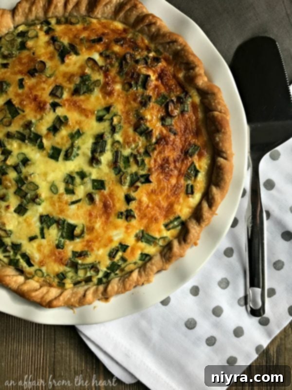 Reuben Quiche baking to a golden perfection in the oven
