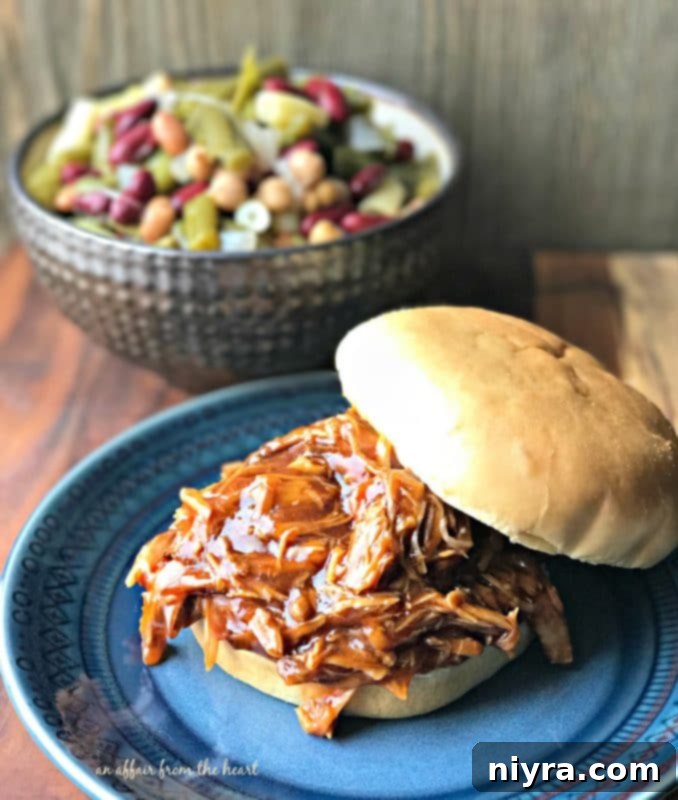 Crock Pot Dr. Pepper BBQ Pork Sandwiches ready to be served.