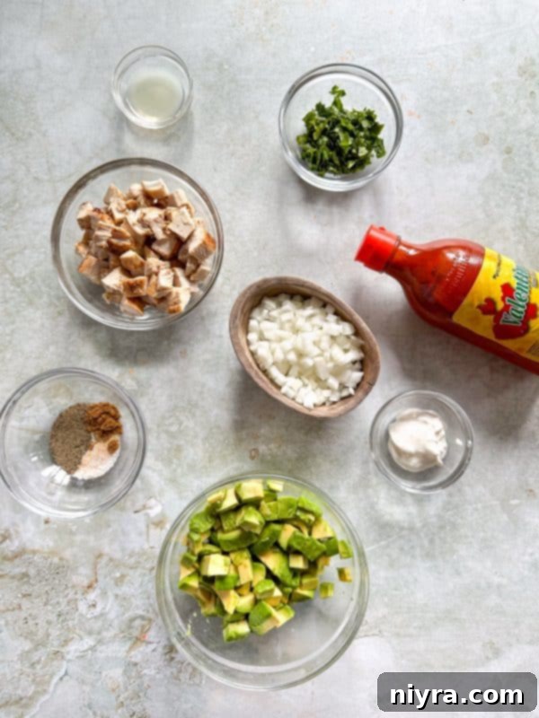 Avocado Chicken Salad Dip served on a vibrant bed of fresh lettuce, demonstrating a healthy, low-carb serving option.