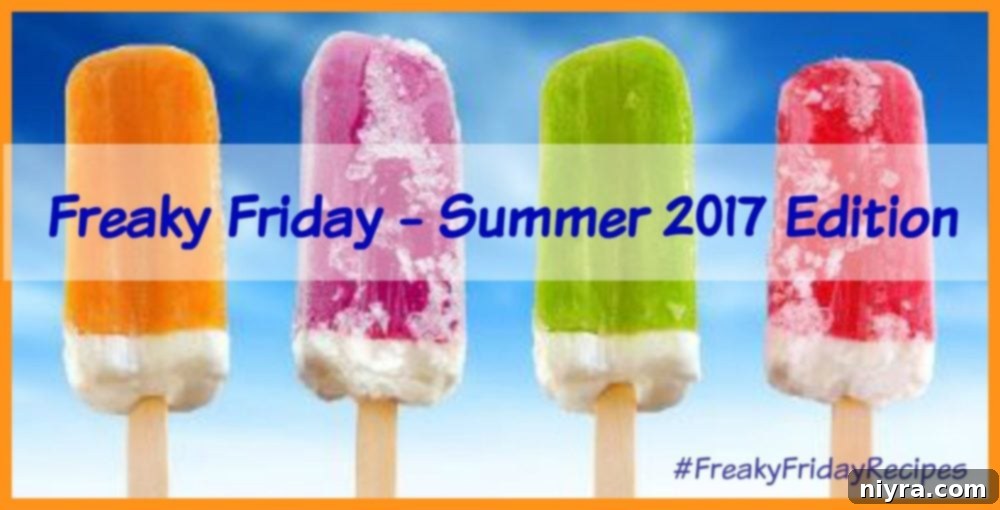 Layered Guacamole Salad 5 Freaky Friday Summer 2017 blog hop banner