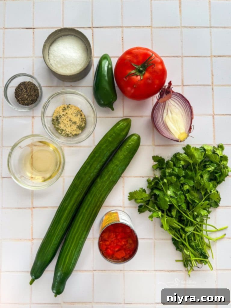 A vibrant bowl of cucumber salsa on a rustic wooden board.