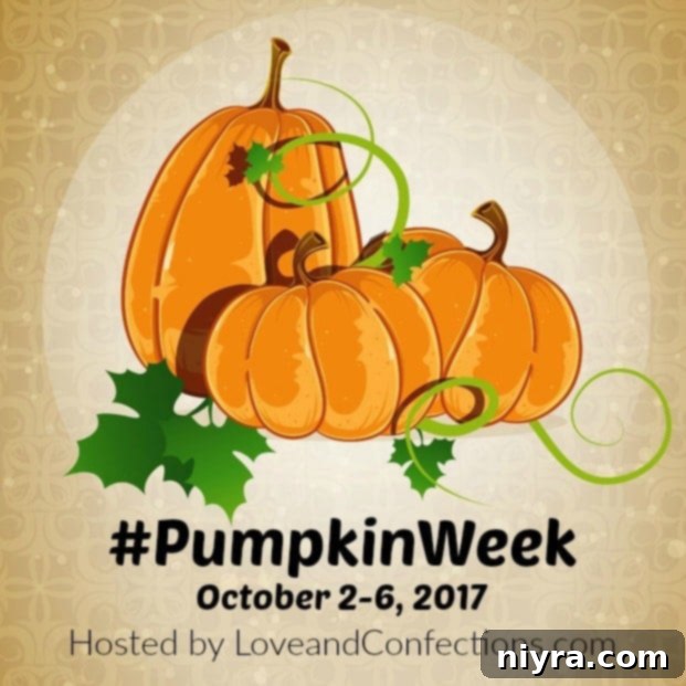 The official #PumpkinWeek logo, highlighting a week dedicated to pumpkin recipes.