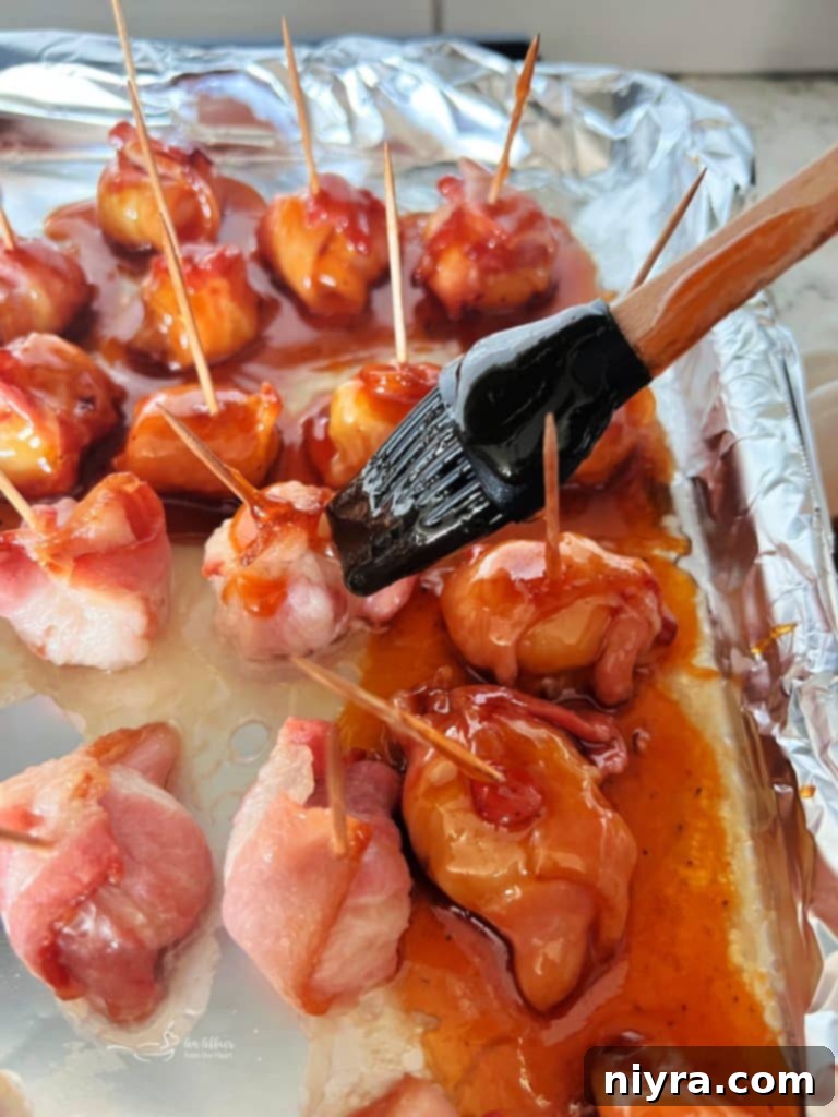 Dorothy's BBQ Bacon Wrapped Water Chestnuts - An Affair from the Heart