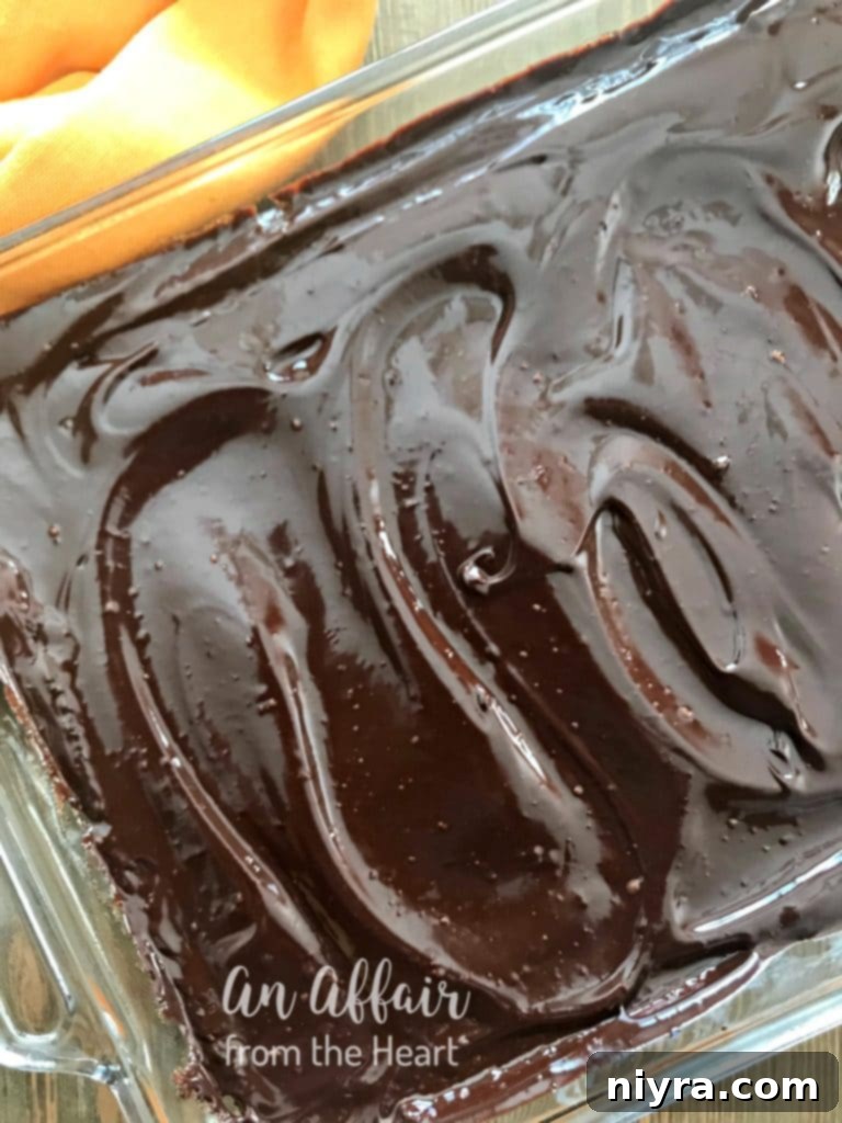 Perfect Chocolate Ganache Recipe 6 Decadent brownies topped with a generous layer of chocolate ganache