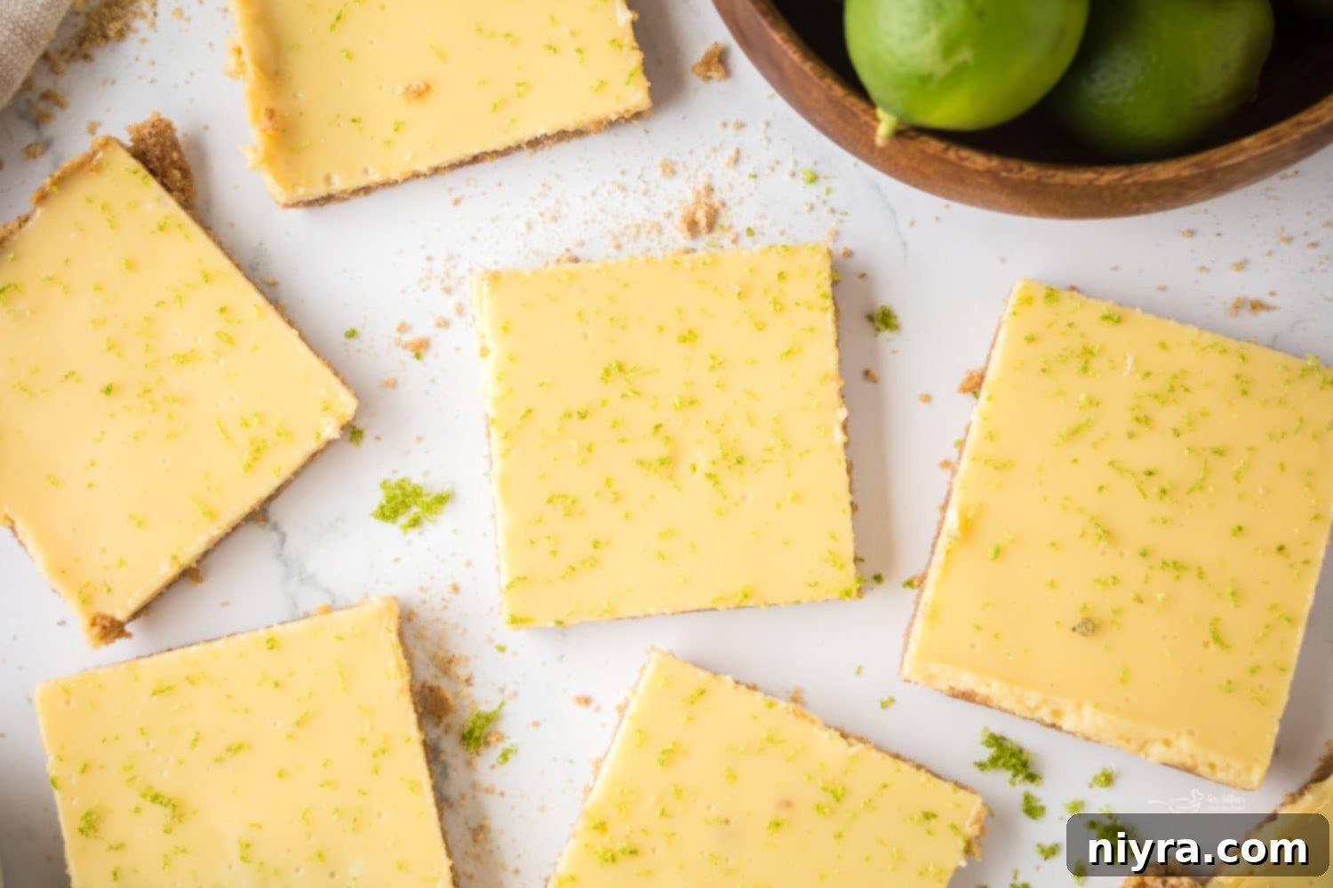 Zesty Key Lime Pie Bars 14 Pinterest-friendly image of Key Lime Pie Bars with the text 'Key Lime Pie Bars Recipe' overlayed.