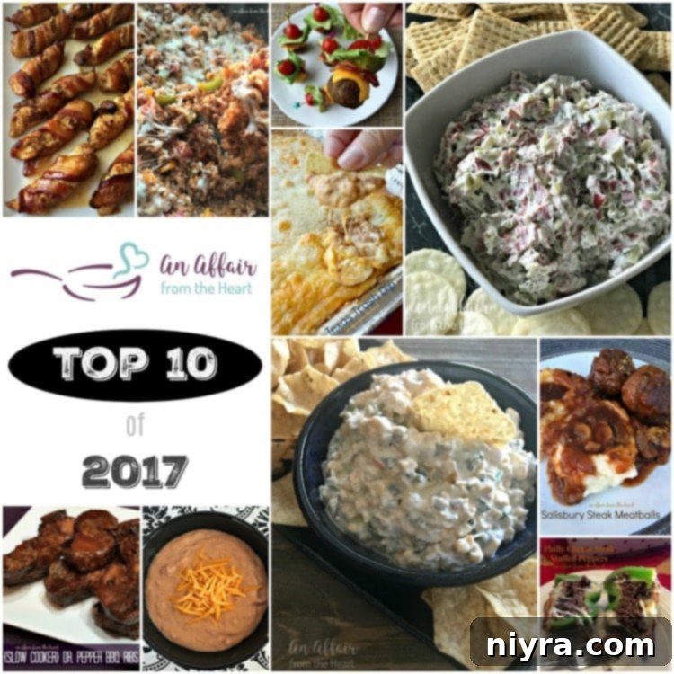 Top 10 Most Popular Recipes of 2017 from An Affair from the Heart