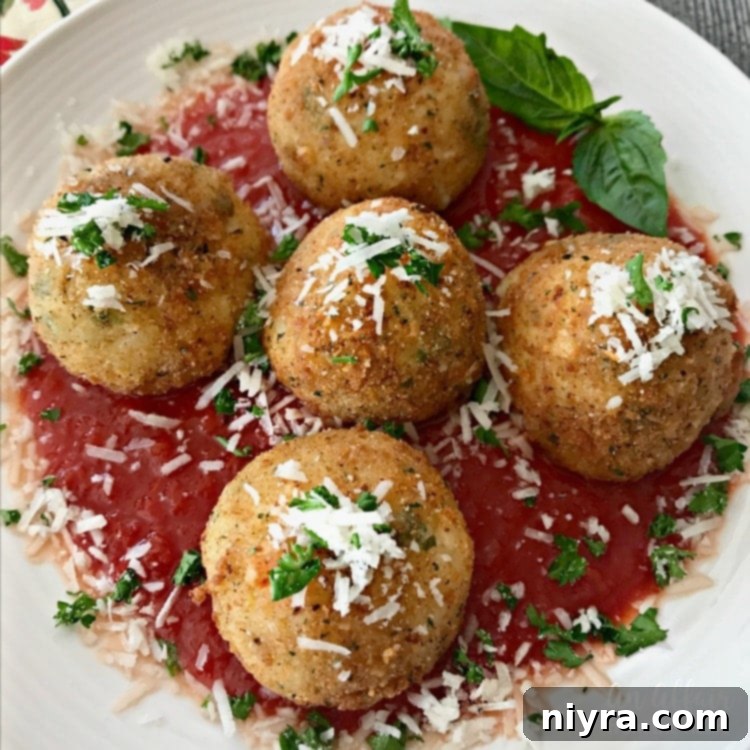 Arancini - Three Cheese Fried Risotto Balls