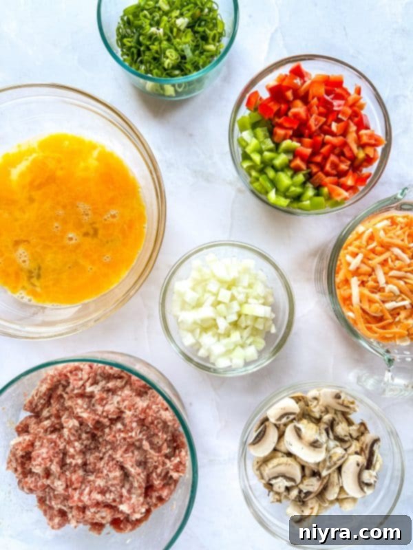 Golden Sausage Crescent Roll Bake 6 Ingredients for Sausage and Crescent Breakfast Bake