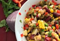 Zesty Mexican Four Bean Salad