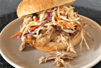 Crock Pot Pulled Pork with Dorothy Lynch Coleslaw