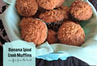 Banana Spice Crumble Muffins