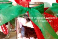 Mason Jar Hot Chocolate Cupcakes
