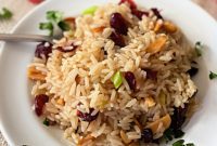 Cranberry Almond Rice Pilaf