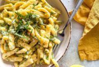 Zesty Lemon Basil Pasta Salad