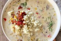 Golden Cheesy Corn Chowder
