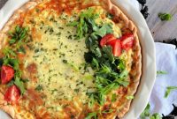 Southwestern Green Chile Sausage Quiche
