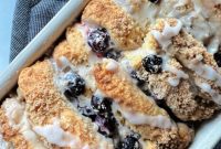 Bright Lemon Blueberry Pull-Apart Bread