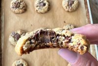 Peanut Butter Cup Stuffed Cookies