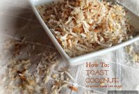 Perfectly Toasted Coconut