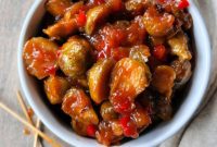 Sweet and Sour Brussels Sprouts
