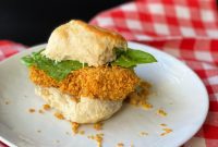 Southern Baked Crispy Chicken Biscuit Stacks