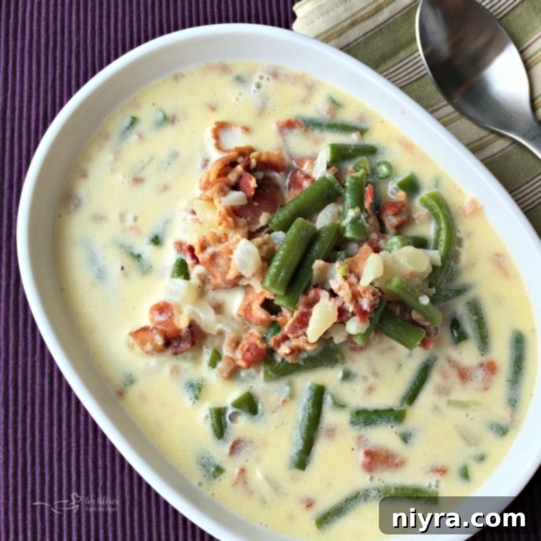 Hearty Bacon, Potato, and Green Bean Soup 1 featured 4524