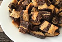 Rustic Homemade Rye Croutons