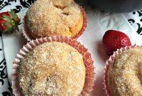 Luscious Strawberry Cheesecake Muffins