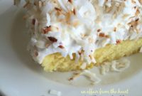 Tropical Coconut Poke Cake Dream