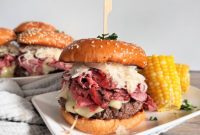 Signature Pastrami Kraut Burger